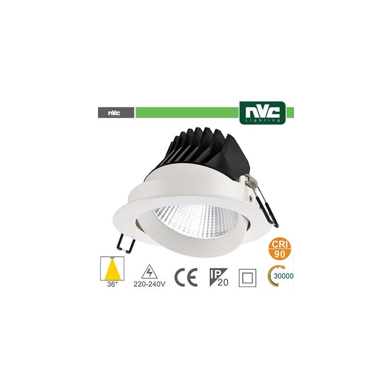 Spotlight LED IP20 35W 3000K 2230LM 36° FORO:150mm