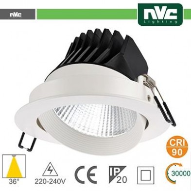 Spotlight LED IP20 35W 3000K 2230LM 36° FORO:150mm