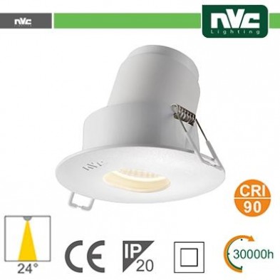 Spotlight LED IP20 9W 3000K 700LM 24º FORO:95mm