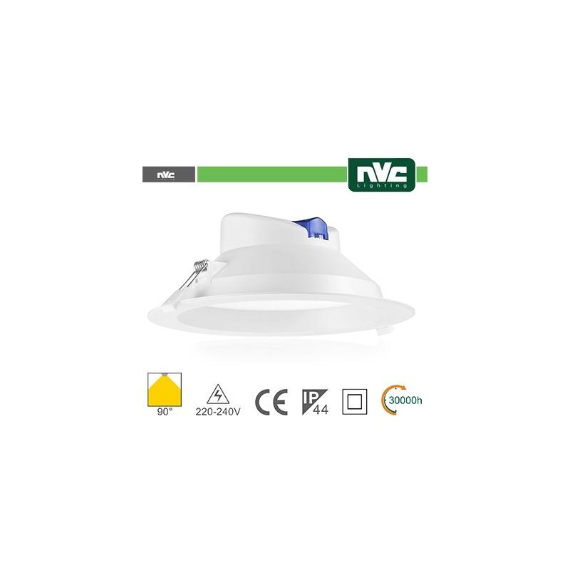 Downlight LED IP44 17W 4000K 1550LM 90º FORO:145-155mm