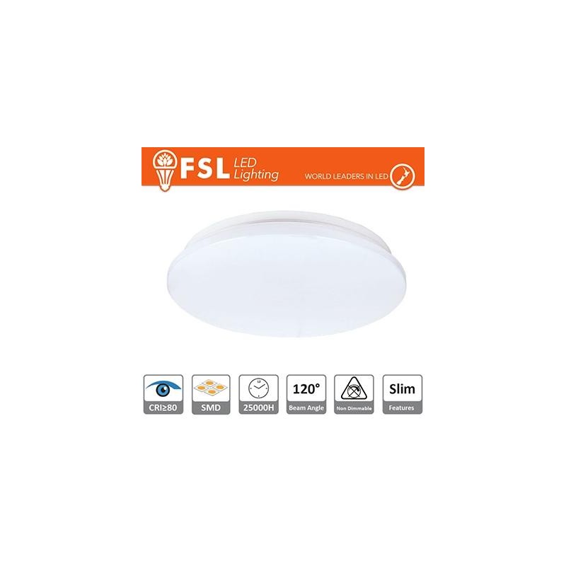 CeilingLight SLIM 18W - 3000K 1340LM 120º 330X55 mm +CRI 80