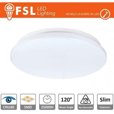 CeilingLight SLIM 18W - 3000K 1340LM 120º 330X55 mm +CRI 80