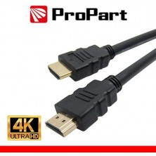 Cable 3D HDMI 2.0 de alta velocidad 4K 0.5m SP-SP NEGRO