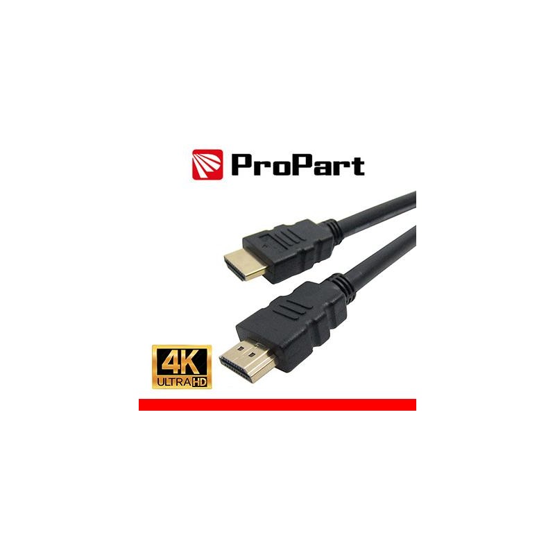 Cable 3D HDMI 2.0 de alta velocidad 4K 0.5m SP-SP NEGRO