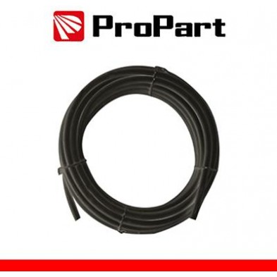Rollo de cable eléctrico tripolar 25m H05VV-F3G 1.0mm negro
