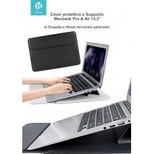 UltraThin Bracket Case for Macbook Pro / Air 13,3 2020 Black
