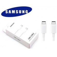 EP-DN975BWE Cable de datos Samsung Type-C / Type-C Blanco 5A