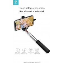 Leisure series selfie-stick Jack 3.5mm Black