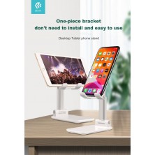 Desktop Tablet and Smartphone stand adjustable Blanco