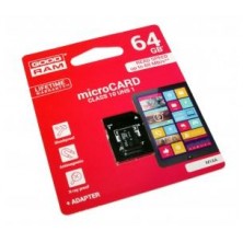 Adaptador + GoodRAM 64GB microsdxc class 10 UHS I