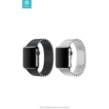 Pulsera de eslabones serie Elegant Apple Watch 4 40 mm Plata