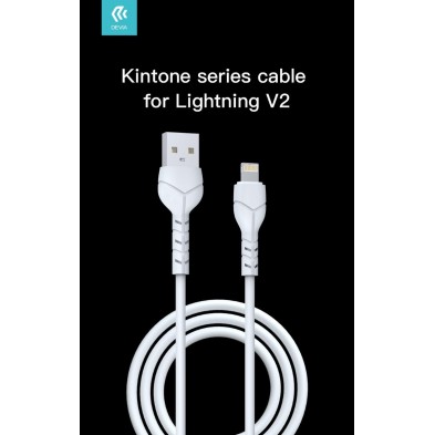Kintone Apple Lightning Cable 5V 2.1A 1M Carga y Datos Blanc