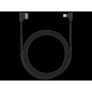 King Cable USB - M-Usb en ángulo 90 ° Negro