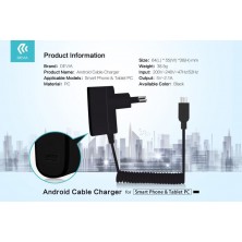 Android Mini-Usb Cable And Usb Out Charger 2.1 Amper