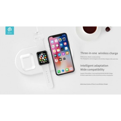   3 In 1  Charger  for  smart phone&Apple  watch &Earphone V