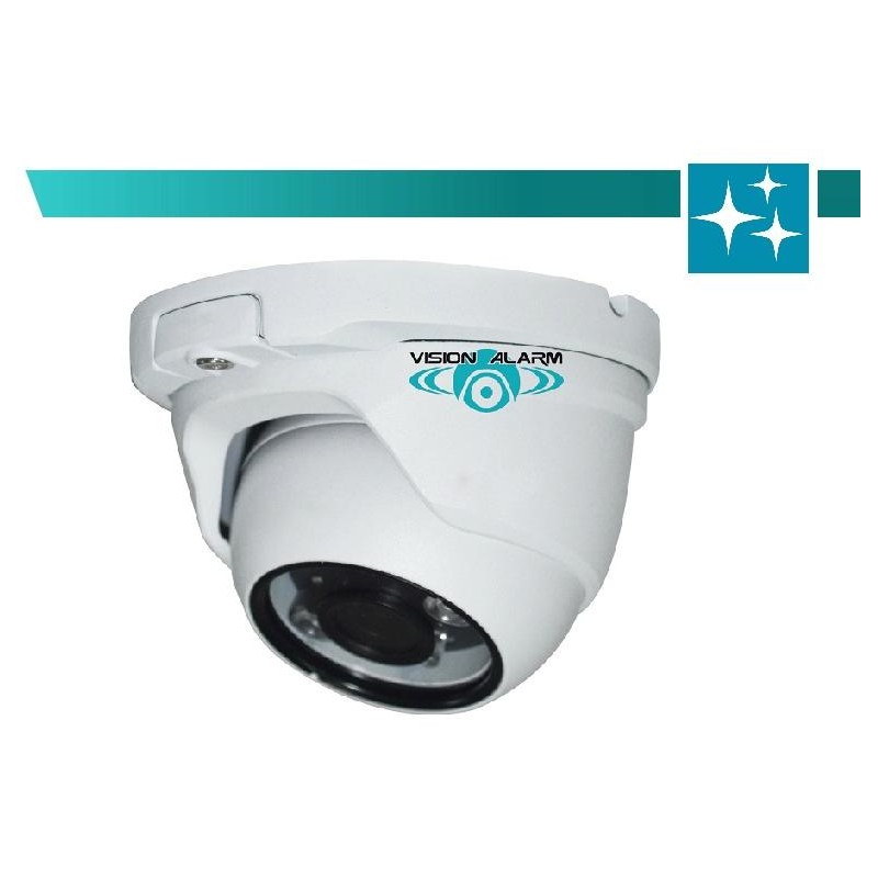 2MP eyeball dome camera with  3.6mm STARLING lens , OSD Cabl