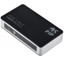 Switch 4x1 HDMI 1.4, compatible con PIP, hasta 4K