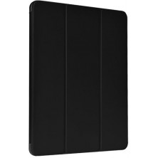 Leather Case with Pencil Slot iPad 12.9 Pro 2021 Black
