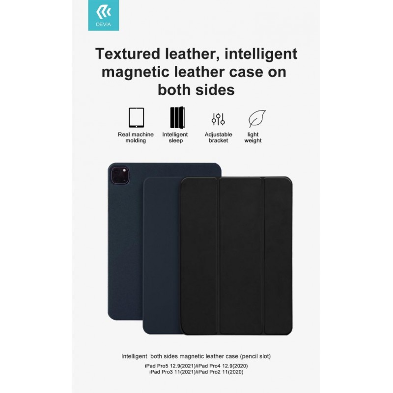 Case magnetic iPad Pro3 11 2021 & iPad Pro2 11 2020 Blue