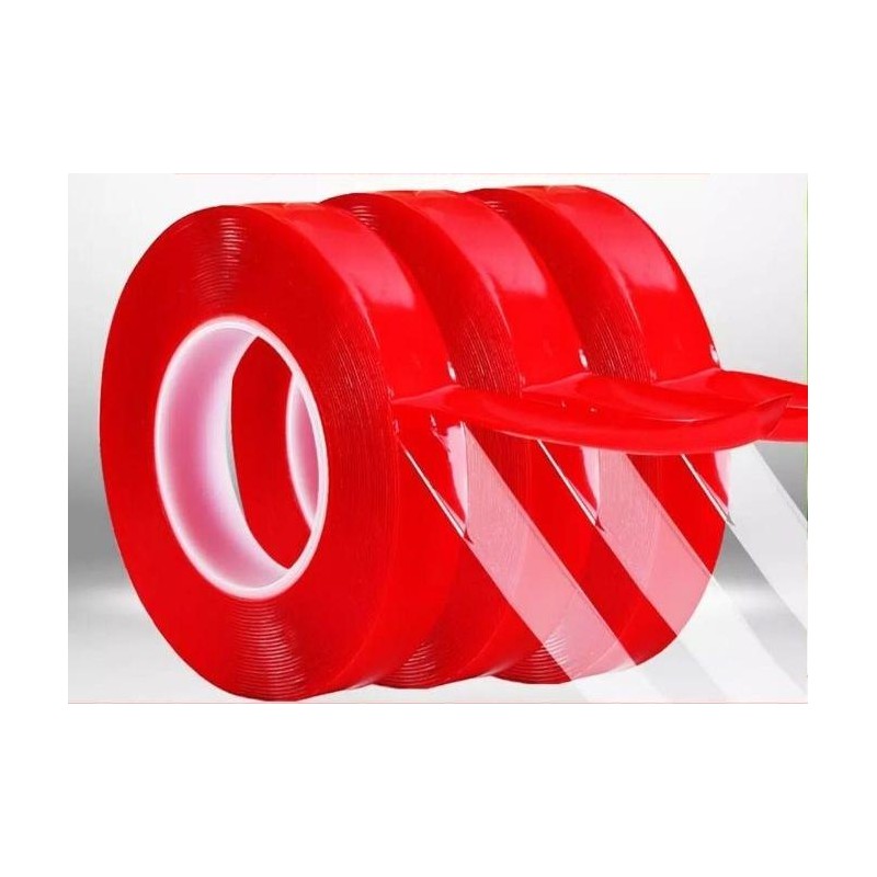Super Clear Strong Red Double Sided Adhesive Tape LCD 3mm