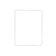 Cornice supporto LCD per iPad 2 Bianco