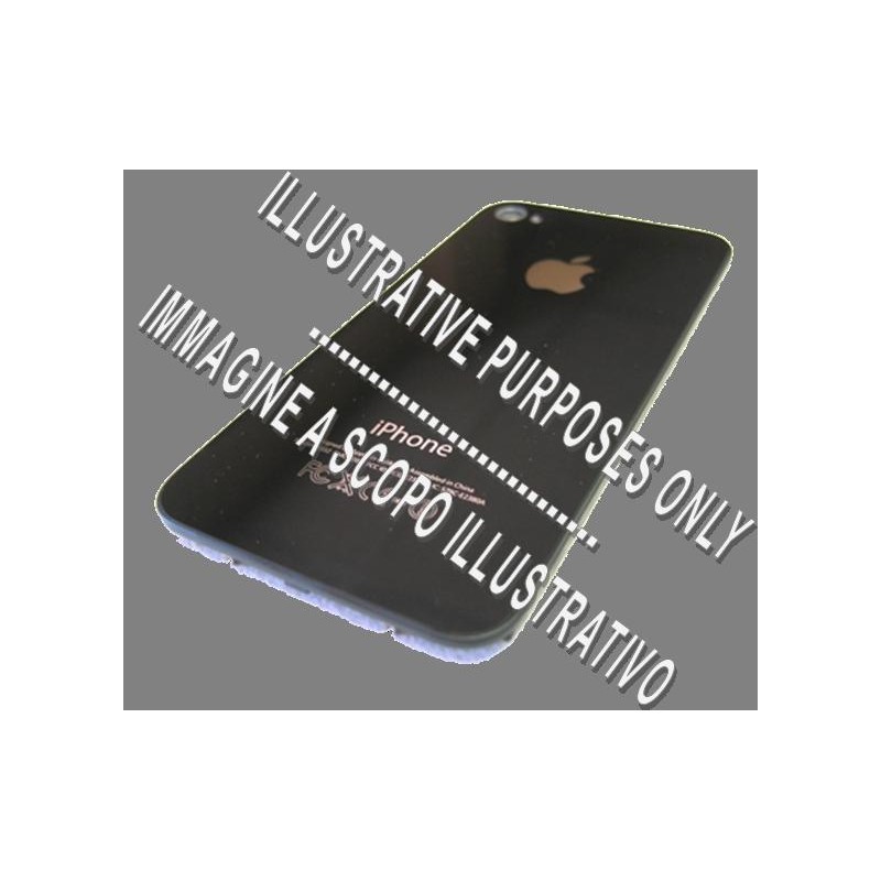 Tapa Posterior Compatible Para Iphone 4 Negro