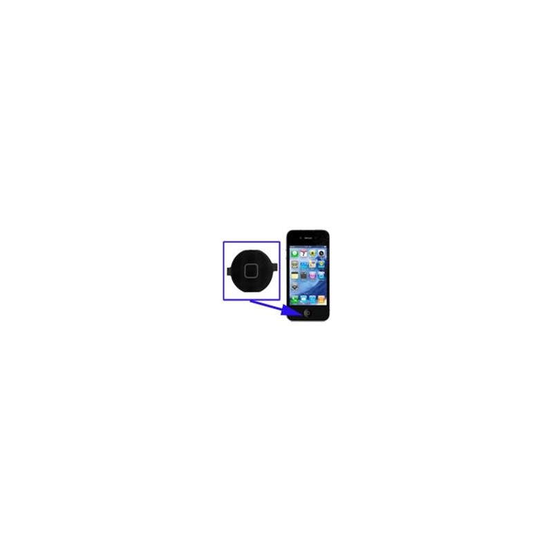 Botón Frontal Home para iPhone 4 Negro