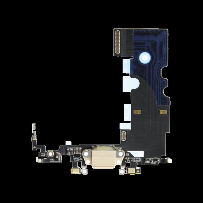Charging Port Flex Cable for iPhone 8, Gold