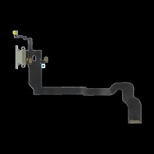 Charging Port Flex Cable for iPhone X, Silver