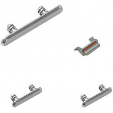 Volume+Mute+Power On/Off Button for iPhone XR, White