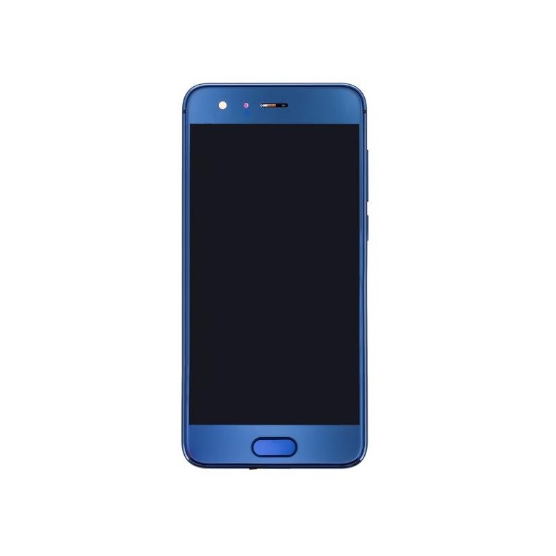 Honor 9 LCD Display Frame and Touch Blue