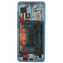 LCD for Huawei P30 Pro 02352PGE Service Pack Aurora blue