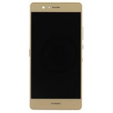 LCD + Touch Genuine with Frame for Huawei P9 Lite Gold