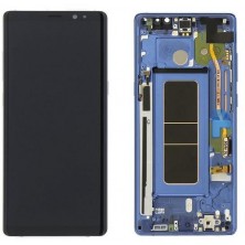 Lcd with frame OLED Compatible Samsung SM-N950 Note 8 Blue
