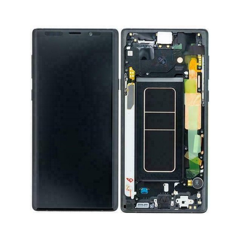 Lcd with frame OLED Compatible Samsung SM-N960F Note 9 Black