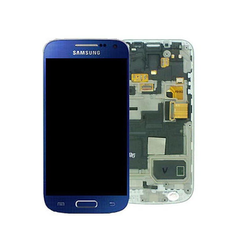 Lcd Completo ORIGINALE per Samsung Galaxy S4 Mini BLU