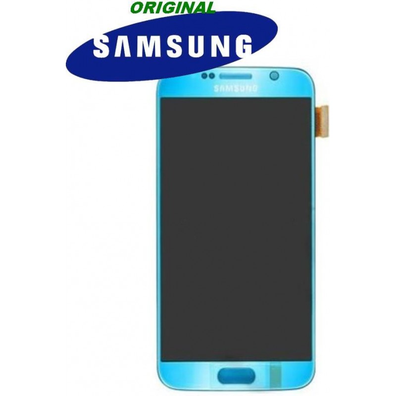 LCD + TOUCH ORIGINAL GALAXY S6 ELECTRIC BLUE GH97-17260
