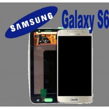 LCD + TOUCH ORIGINALE FOR GALAXY S6 GOLD GH97-17260C