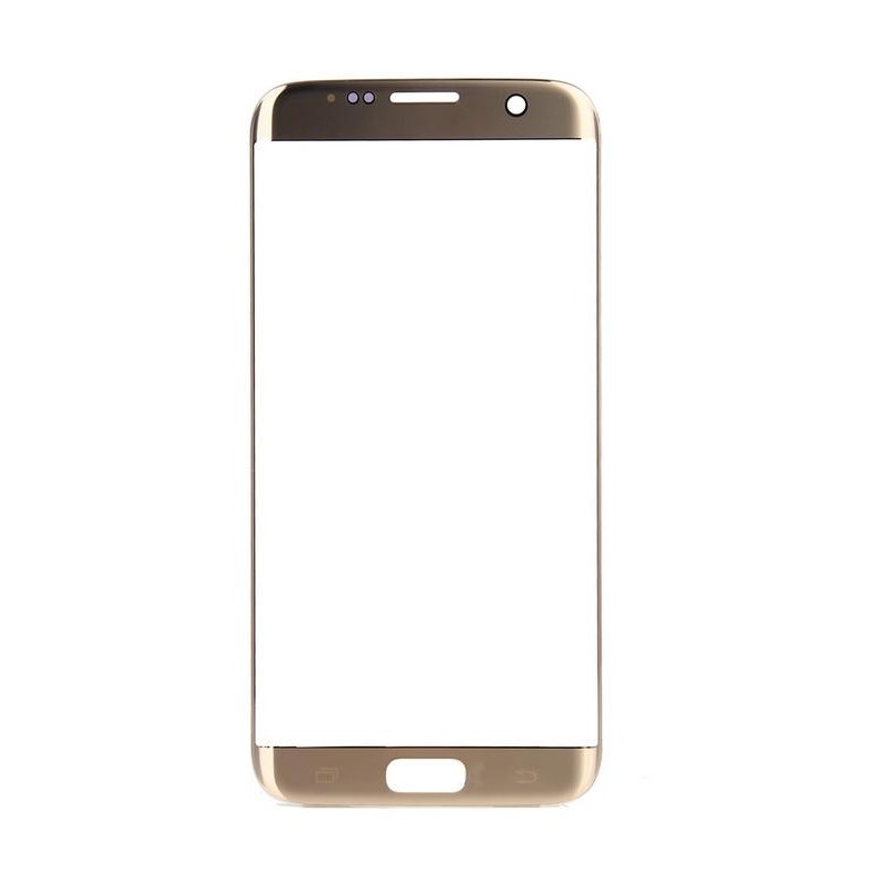 Glass Touch for  S7 Edge no Logo Gold