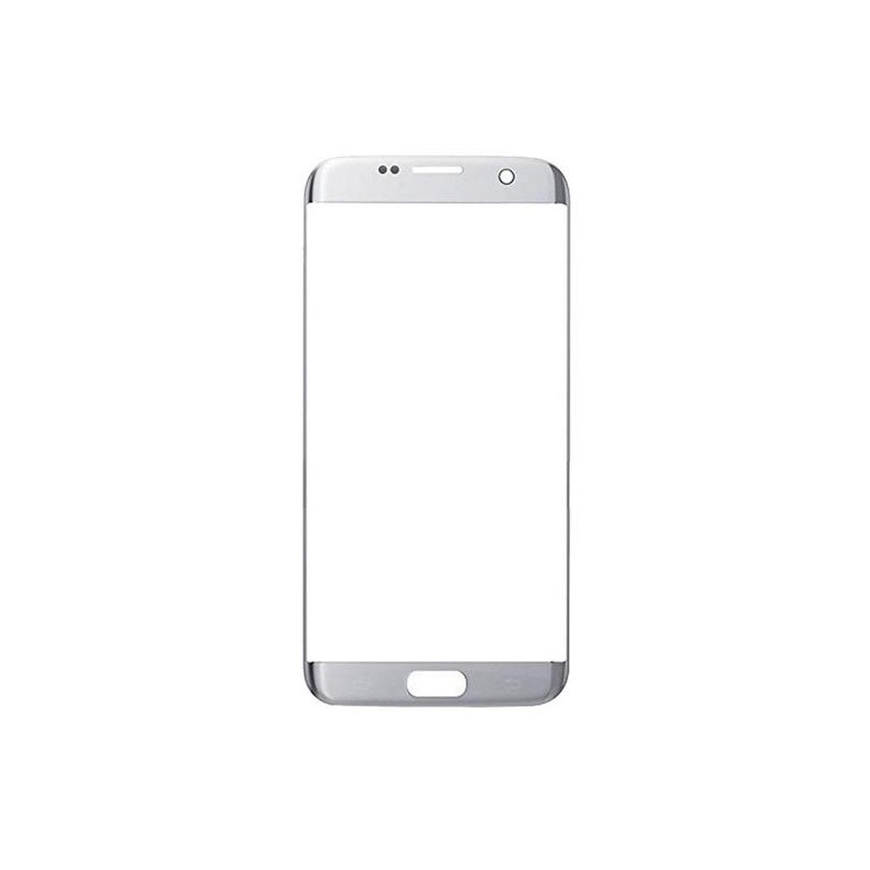 Glass Touch for  S7 Edge no Logo Silver