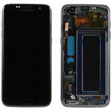 LCD + TOUCH FOR GALAXY S7 EDGE ORIGINALE BLACK GH97-18533A