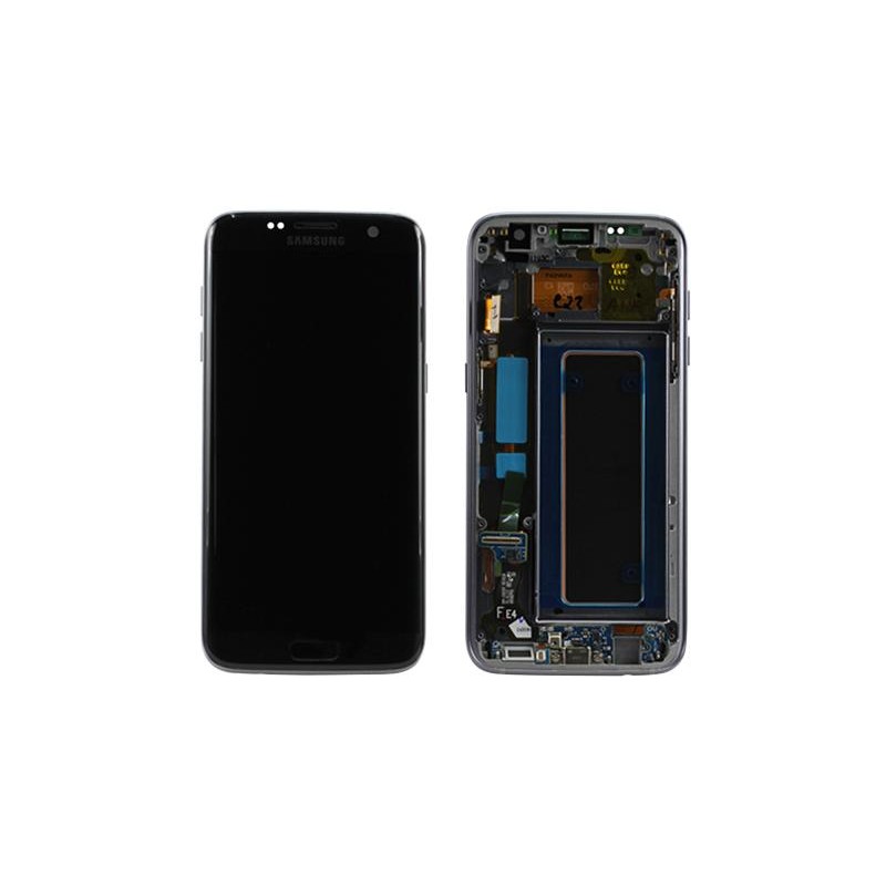 LCD + TOUCH FOR GALAXY S7 EDGE ORIGINALE BLACK GH97-18533A
