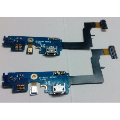 Conector USB con Cable Plano para Samsung SII i9100