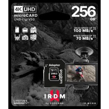 microSD 256GB CARD UHS I U3 + adapter - retail bliste