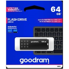Pendrive GoodRAM 64GB BLACK USB 3.0 - retail blister