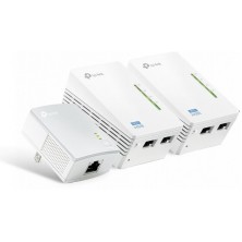 Kit Powerline AV600 WiFi 300Mbps 2 puertos LAN (3 piezas)