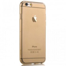 Cover for Iphone 6-Super Slim 0,5mm TPU Crystal Champagne