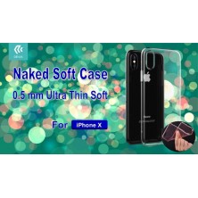 Naked Soft Case 0.5mm for iPhone X Clear