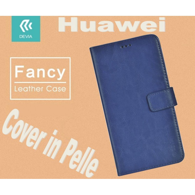 Fancy Case Leather for Huawei P9 Navy