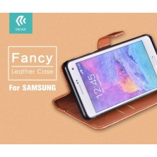 Case Leather Fancy for Samsung J5 2016 Brown